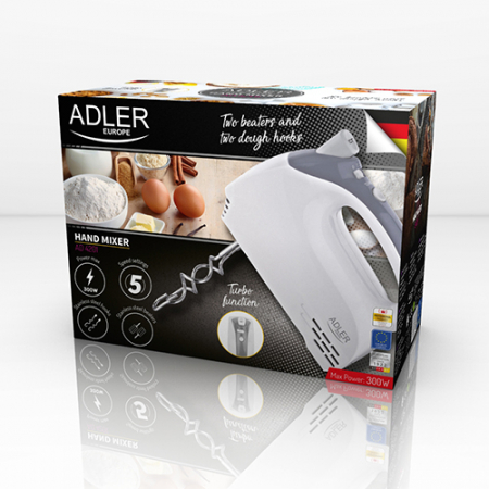Mixer Adler AD4201, 300W, Alb [3]
