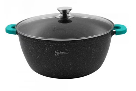 Oala cu capac din aluminiu turnat Samus, 22x10 cm, 3.2L - TOL22-OC, Toledo Line [3]