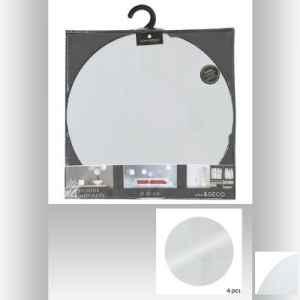 Oglinzi - 121121B  Oglinda cu adeziv 4buc 30*30cm
