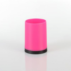 Baie - 105561  Pahar PP roz, H 10.3 cm