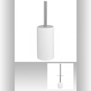 Accesorii pentru toaleta - 105604  Perie WC cauciucat alb