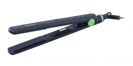 Placa par - Placa de indreptat parul Mesko Ms2311, 210 ° C, 35W, Invelis ceramic, Cablu rotativ, Easy lock, Negru/Verde