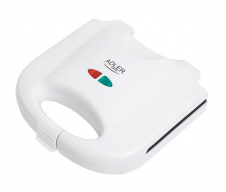 Sandwich maker Adler AD301, 750W, Alb [1]