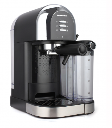 Espressor manual Heinner Coffee Dreamer HEM-DL1470BK, 1230-1470W, 20bar, , dispozitiv spumare lapte, rezervor detasabil lapte 500ml, rezervor apa 1.7L, 6 tipuri de bauturi, Negru [1]