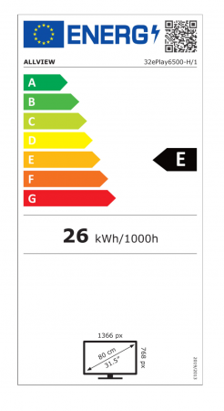 Televizor Allview 32ePlay6500-H/1, 81cm, HD, Smart, Clasa E, Negry [2]