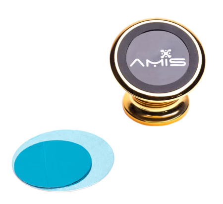 Telefoane mobile si accesorii - Suport auto magnetic AMIS Air CM001, pentru smartphone, Auriu