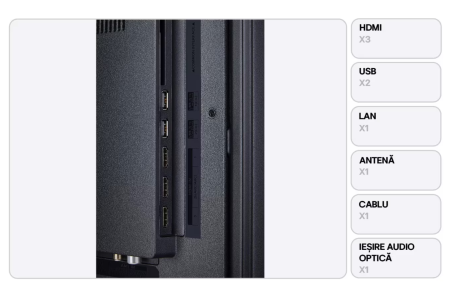 Televizor LG LED 50UA73003LA, 126 cm, Smart, 4K Ultra HD, Clasa G (Model 2025) [6]