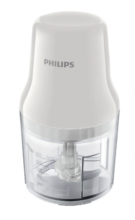 Electrocasnice Bucatarie - Tocator Philips HR1393/00, 450 W, 0.5 l, 1 viteza, Alb