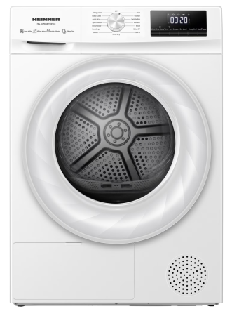 Electrocasnice Mari - Uscator de rufe cu pompa de caldura HEINNER HHPD-HMY70FD++, Capacitate de incarcare 7 kg, Clasa energetica D, Alb