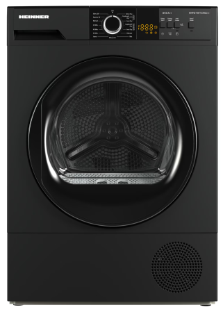 Electrocasnice Mari - Uscator de rufe Heinner HHPD-V8T1CHSA++, Pompa de caldura, 8 kg, Clasa A+/E, Display Led, Functie Anti-sifonare, Argintiu