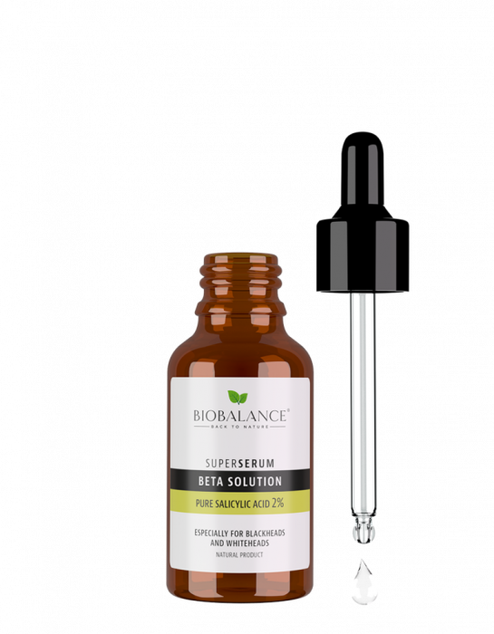 Super Serum BETA Solution cu Acid Salicilic Pur 2%, antiinflamator si antiacneic, 30ml Bio Balance [7]