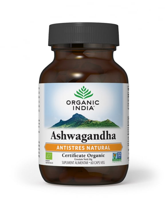 Ashwagandha - Antistres Natural 60 caps Organic India [1]