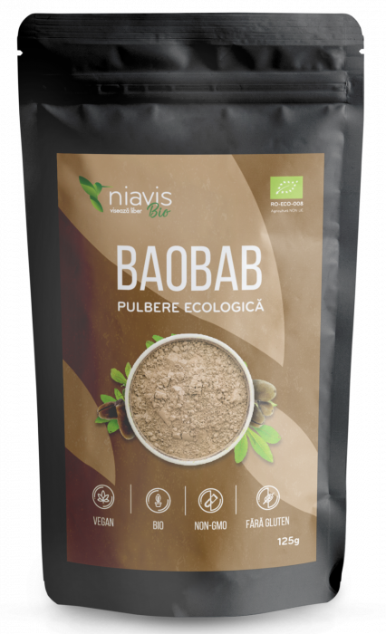 Baobab Pulbere Ecologica/Bio 125g Niavis [1]