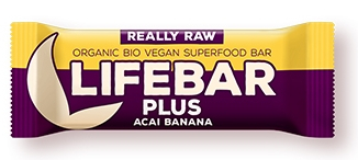 BATON CU ACAI SI BANANE RAW BIO 47G LIFEBAR PLUS [1]