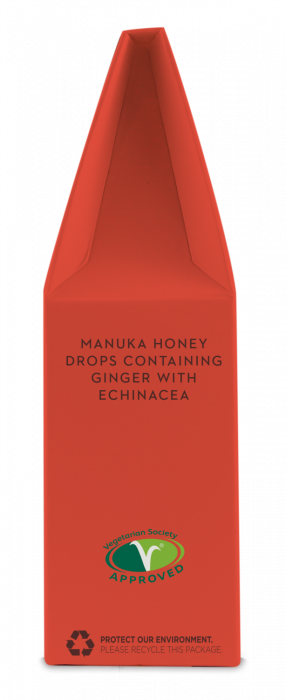 Bomboane (Dropsuri) cu Miere de Manuka, Ghimbir si Echinacea eco 120g Wedderspoon [4]
