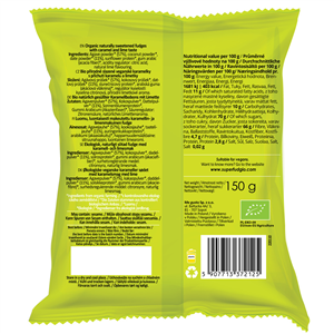 Caramele BIO cu aroma de caramel si lime 150gr Super Fudgio [2]