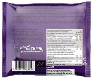 Cookie cu caramel, nuci si dovleac, fara gluten BIO - 50g Kookie Cat [2]