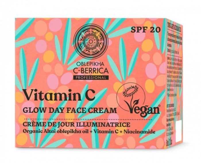 Crema de zi iluminatoare cu vitamina C & niacinamida, FPS20 C-BERRICA [2]