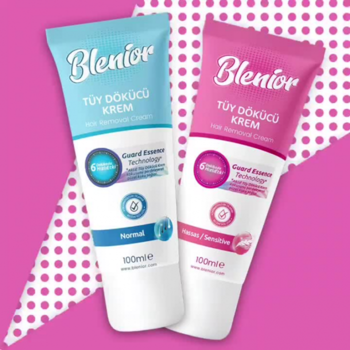 Crema depilatoare pentru par normal 100ml Blenoir [3]