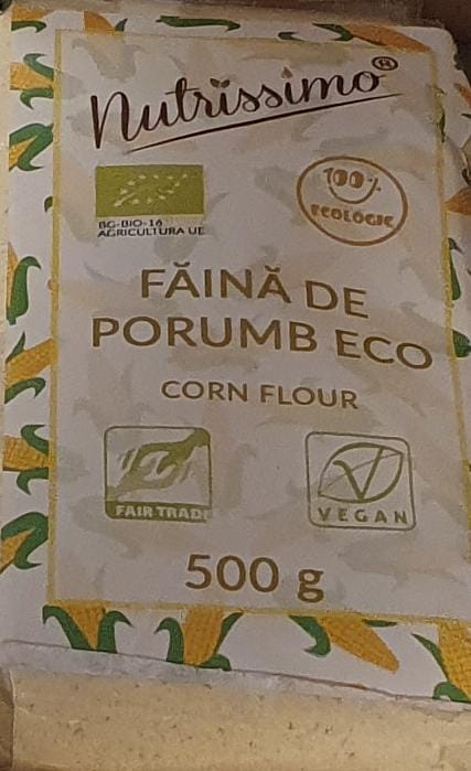 Faina integrala din porumb ECO, 500gr Nutrissimo [1]