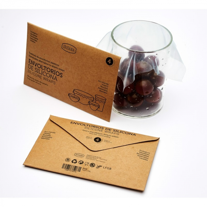 Folie alimentara reutilizabila din silicon - set 4 buc - Irisana [3]