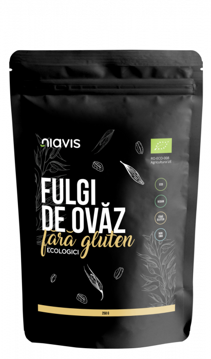 Fulgi de Ovaz Ecologici Fini fara Gluten 250g Niavis [2]