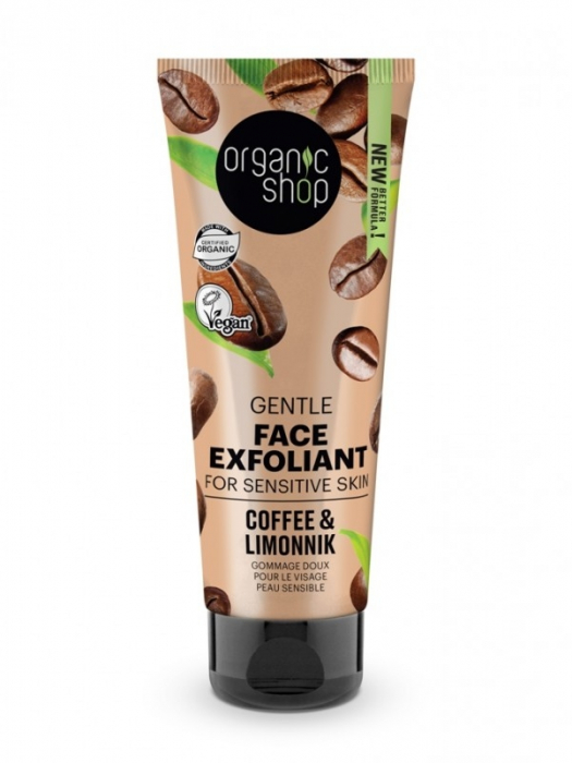 Gomaj bland pentru ten cu cafea Morning Cofee 75ml Organic Shop [2]