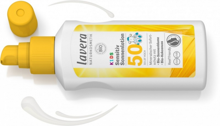 Lotiune protectie solara FPS 50 pentru copii si bebelusi spray 100 ml Lavera [3]