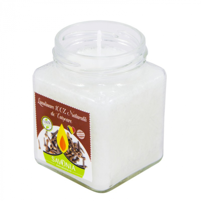 LUMANARE NATURALA DE CUISOARE 200G Savonia [2]