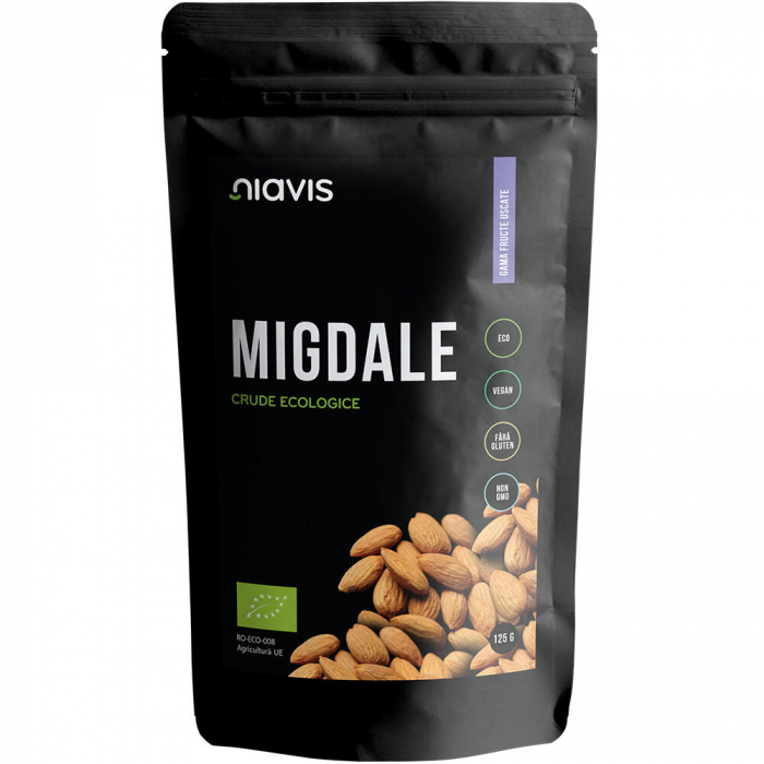 Migdale crude Ecologice/Bio 125g Niavis [2]