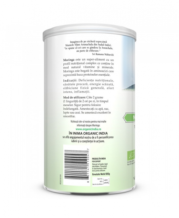 Moringa Pudra 100g Organic India [2]