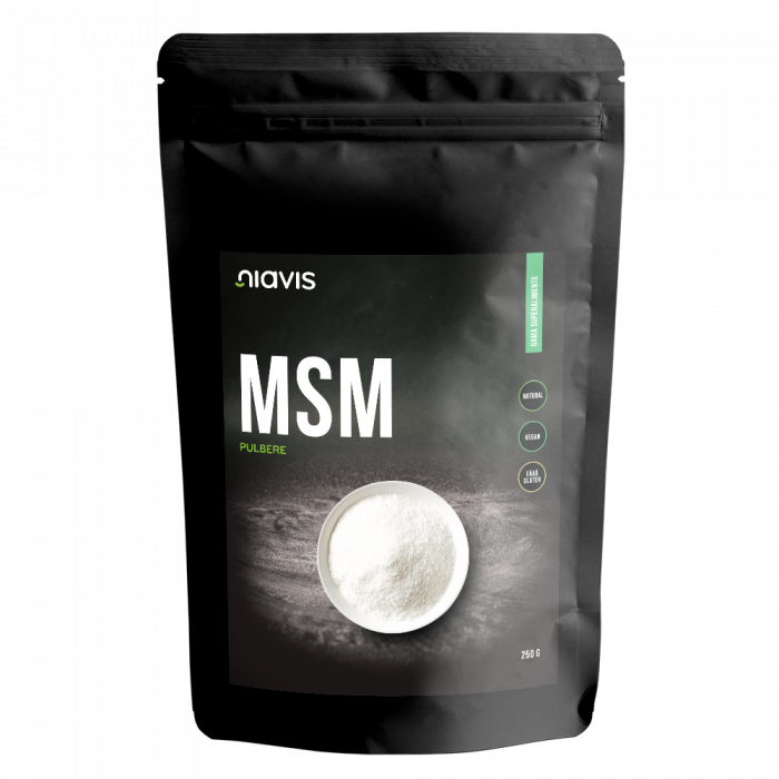 MSM Pulbere 100% Naturala 250g Niavis [2]