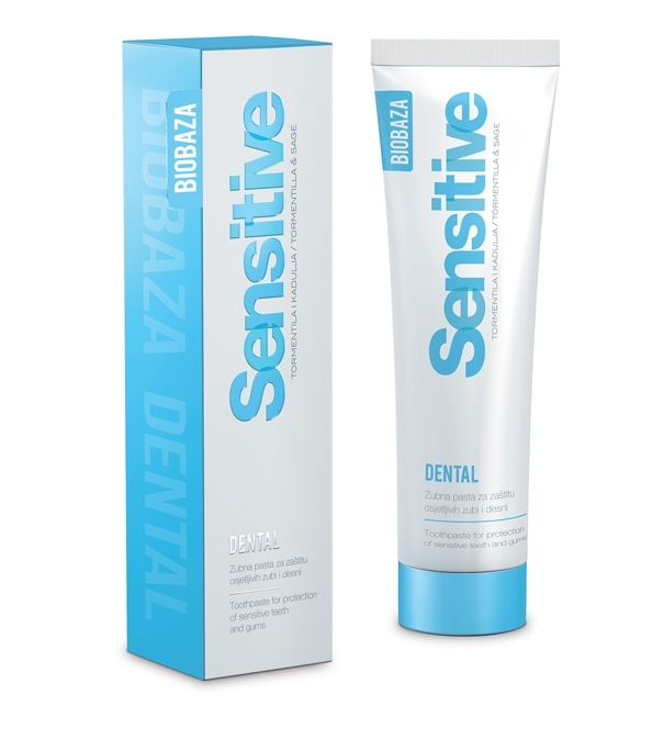 Pasta de dinti naturala cu salvie pentru dantura sensibila SENSITIVE - 100 ml BIOBAZA [1]