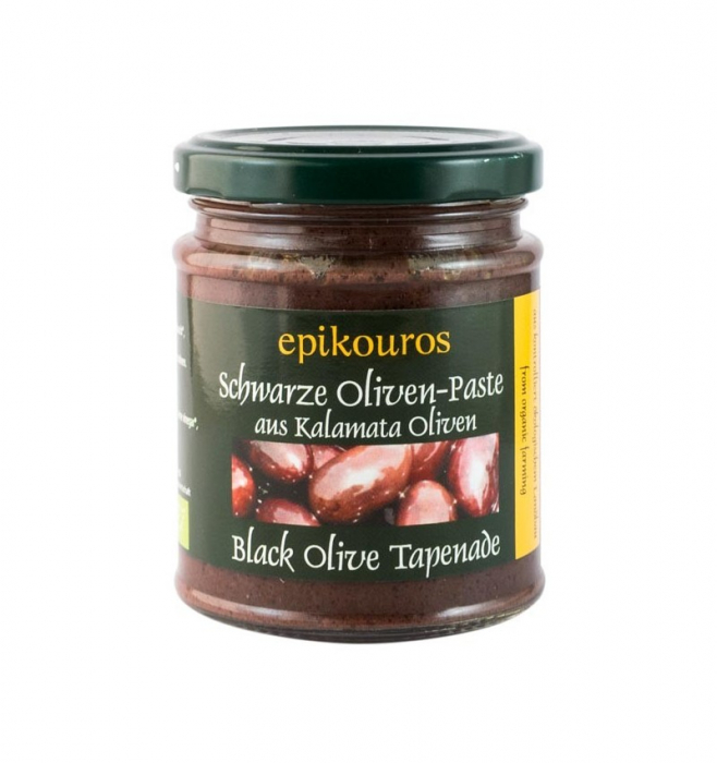Pasta din masline negre Kalamata BIO 190gr Epikouros [1]