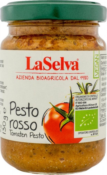 Pesto rosso din rosii uscate si caju Bio 130gr LaSelva [1]