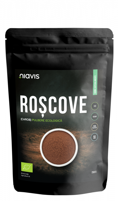 Roscove (Carob) Pulbere Ecologica/BIO 250g Niavis [2]