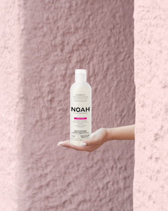 Sampon cu fitocheratina de orez pentru par vopsit (1.6) 250ml Noah [4]