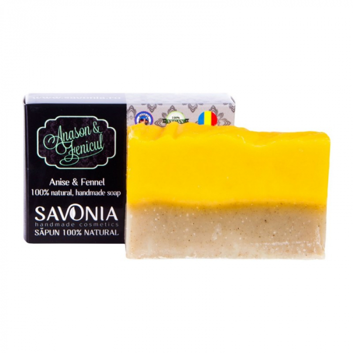 SAPUN NATURAL ANASON SI FENICUL 90G Savonia [2]