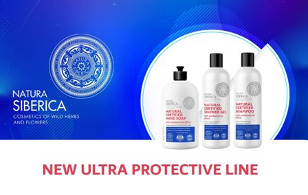 Sapun natural efect antibacterian, ultra protectie si hidratare - 500 ml Natura Siberica [2]