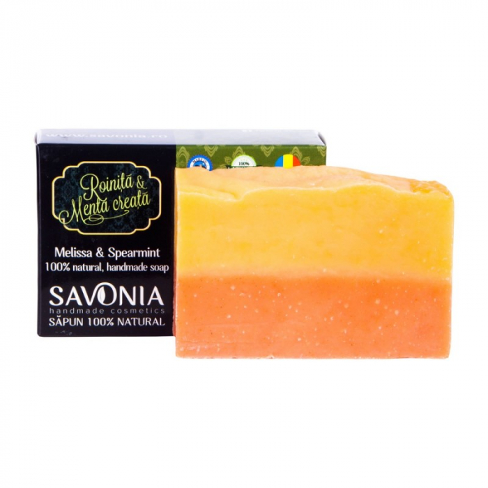 SAPUN NATURAL ROINITA SI MENTA CREATA 90G Savonia [2]