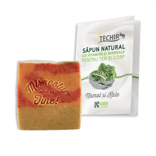 Sapun pentru ten si corp cu vitamine, minerale, namol si kale 120 g Techir [2]