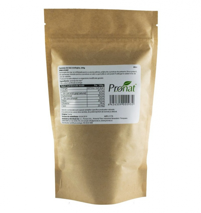 Seminte de mac BIO - 250g Pronat [3]