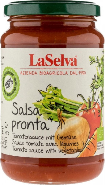 Sos pentru paste cu rosii si legume Bio 340gr LaSelva [1]