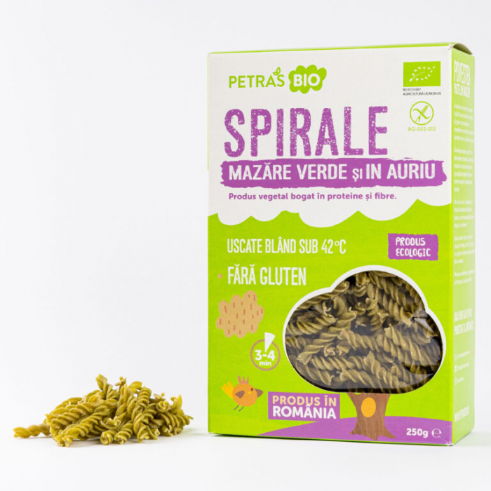 Spirale eco mazare verde si in auriu, 250gr, PetrasBIO [2]