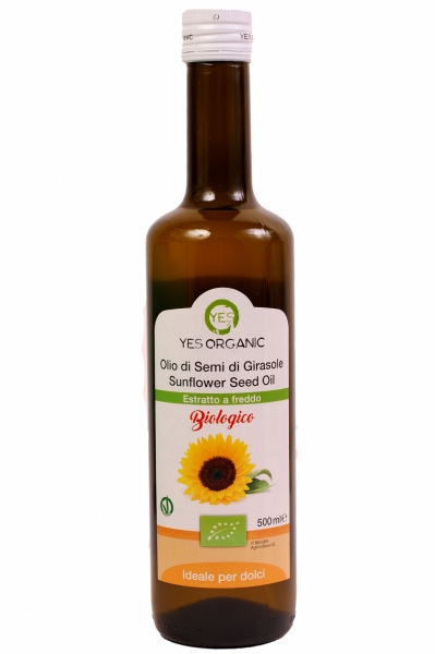 Ulei de floarea soarelui ECO presat la rece - 500ml Yes Organic [1]