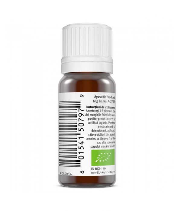Ulei Esential Tulsi - Busuioc sfant 10 ml Bio Organic India [3]