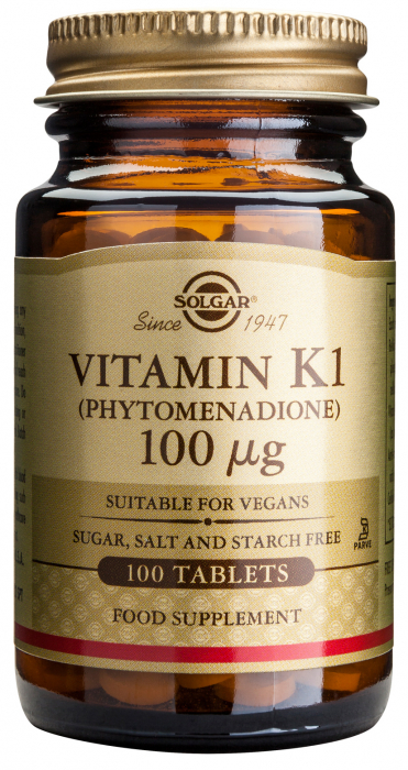Vitamin K1 100mcg 100tablete Solgar [1]
