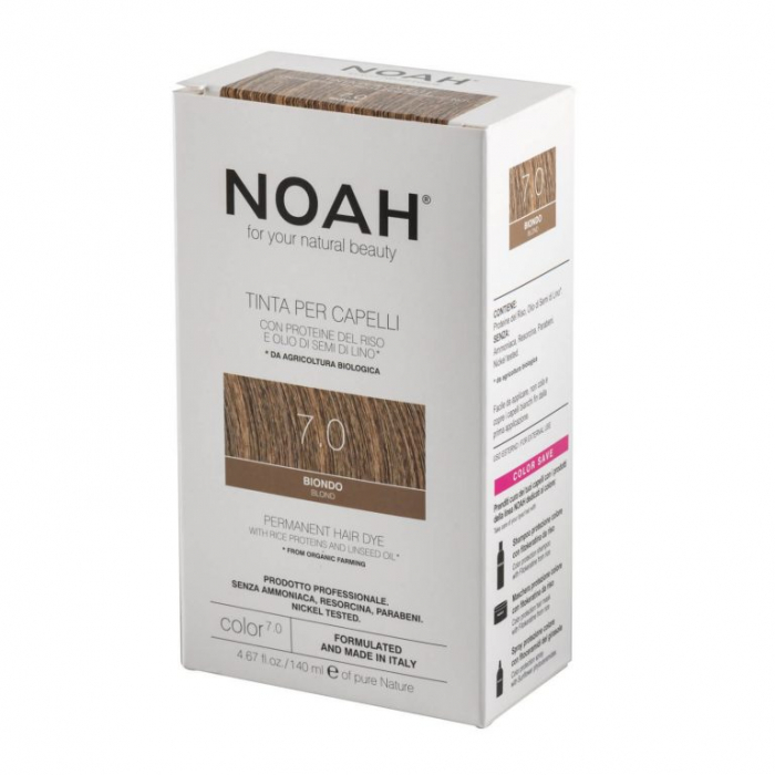 Vopsea de par naturala fara amoniac Blond 7.0 Noah [6]