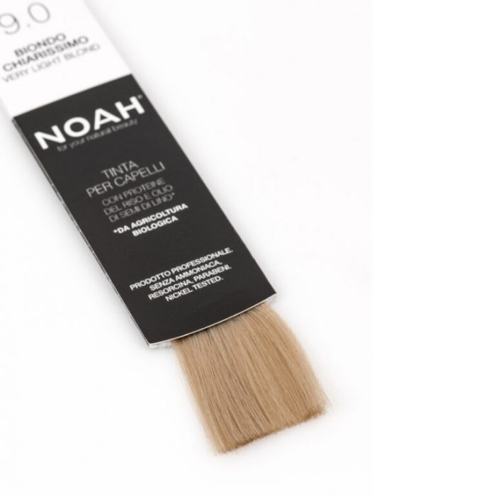 Vopsea de par naturala fara amoniac Blond foarte deschis 9.0 Noah [2]