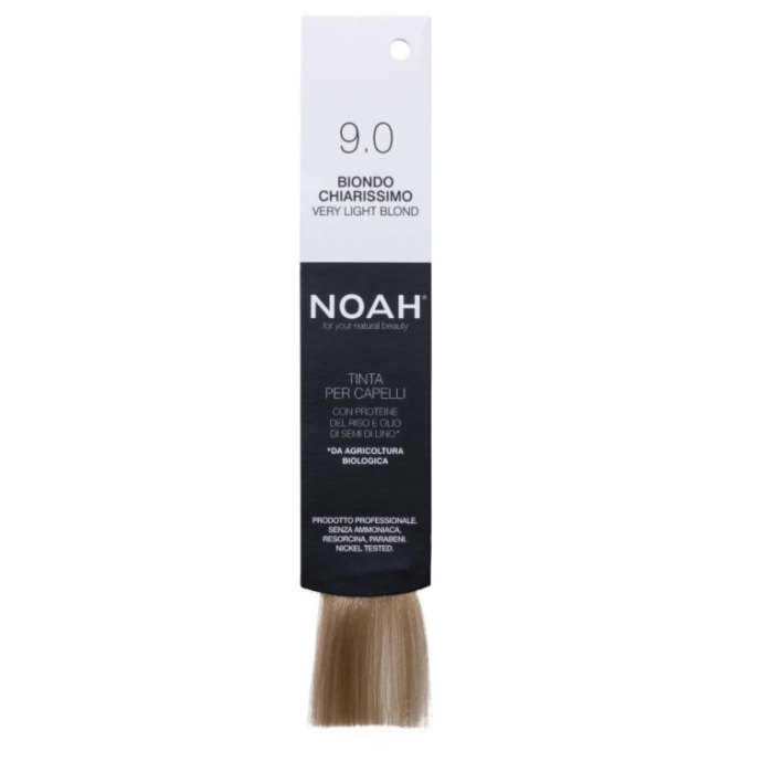 Vopsea de par naturala fara amoniac Blond foarte deschis 9.0 Noah [5]